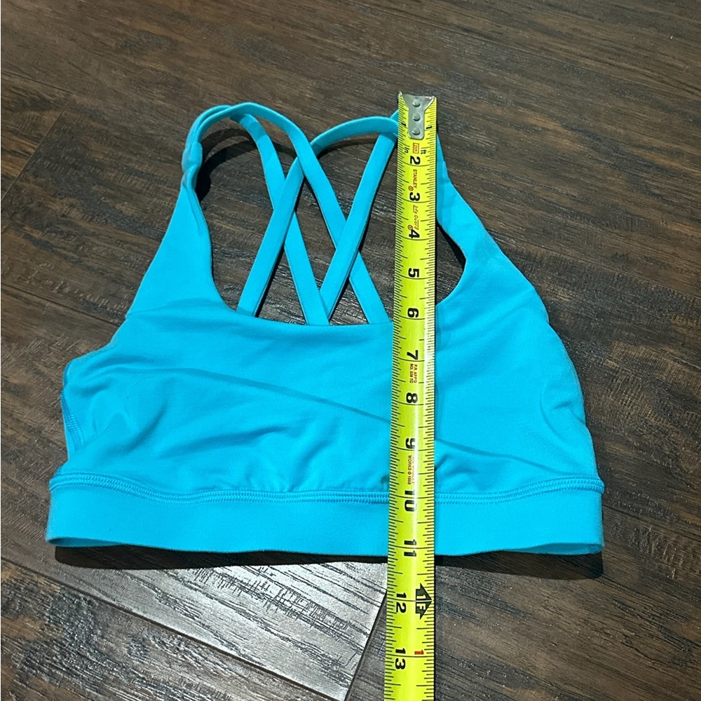 lululemon athletica Women's Blue Sports Bra Size 2 - Picture 6 of 6